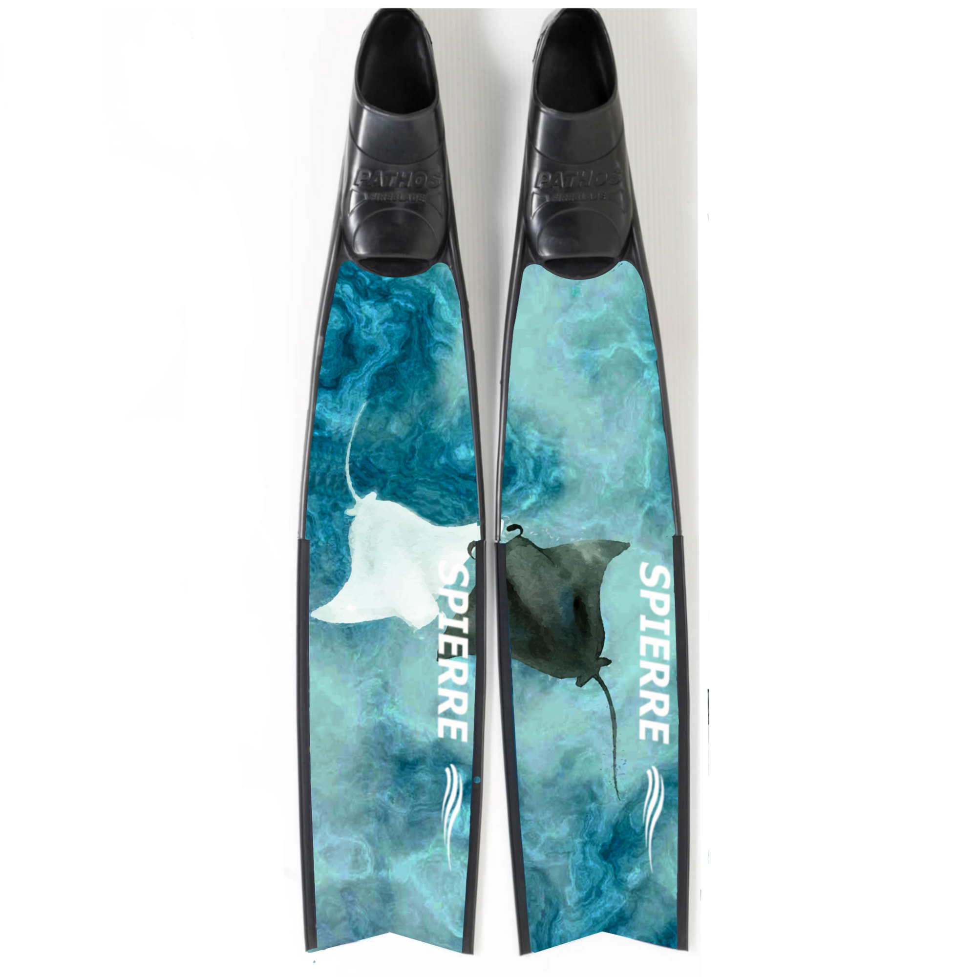 Carbon Art Manta Duo Fin Blades - Apnea Range (Set/Pair)