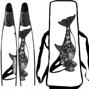 Carbon Art Orca Eyes Fin Blades  - Apnea Range (Set/Pair)