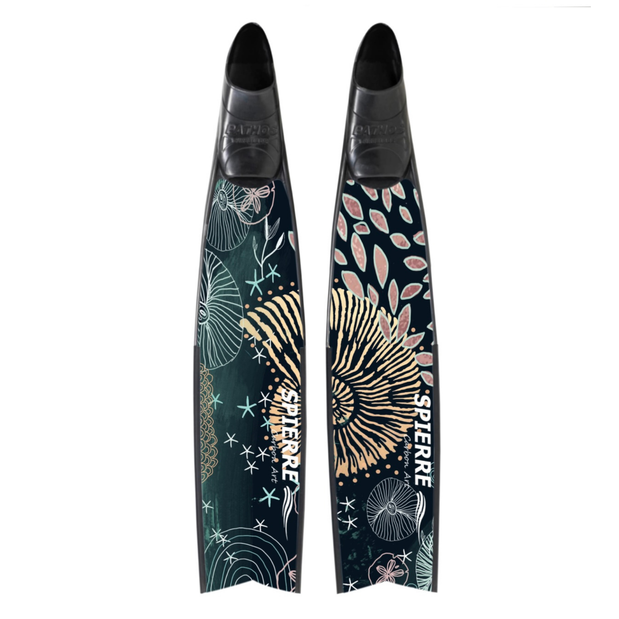 Carbon Art Nautilus Dreams Fin Blades  - Apnea Range (Set/Pair)