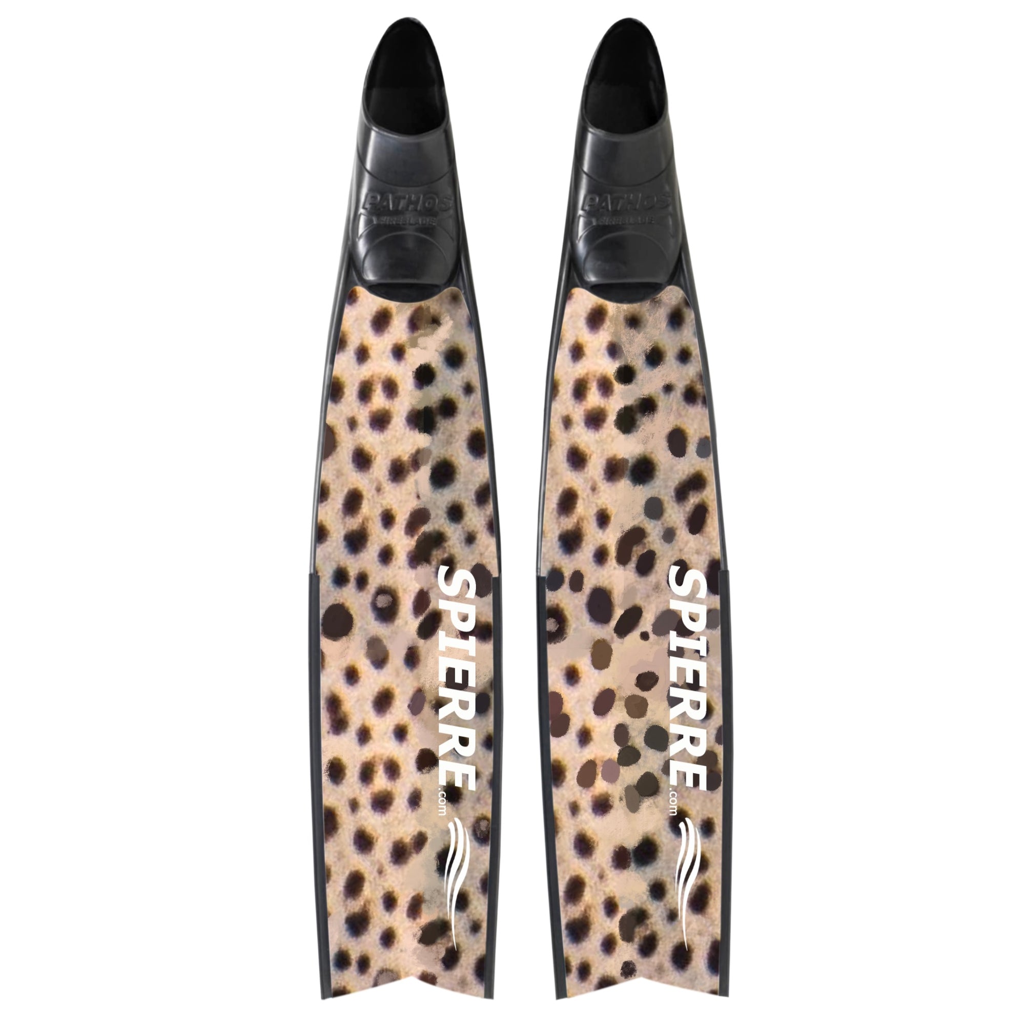 Carbon Art Leopard Shark Fin Blades - Apnea Range (Set/Pair)