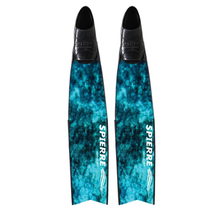 Carbon Art Blue Ocean Reef Fin Blades  - Apnea Range (Set/Pair)