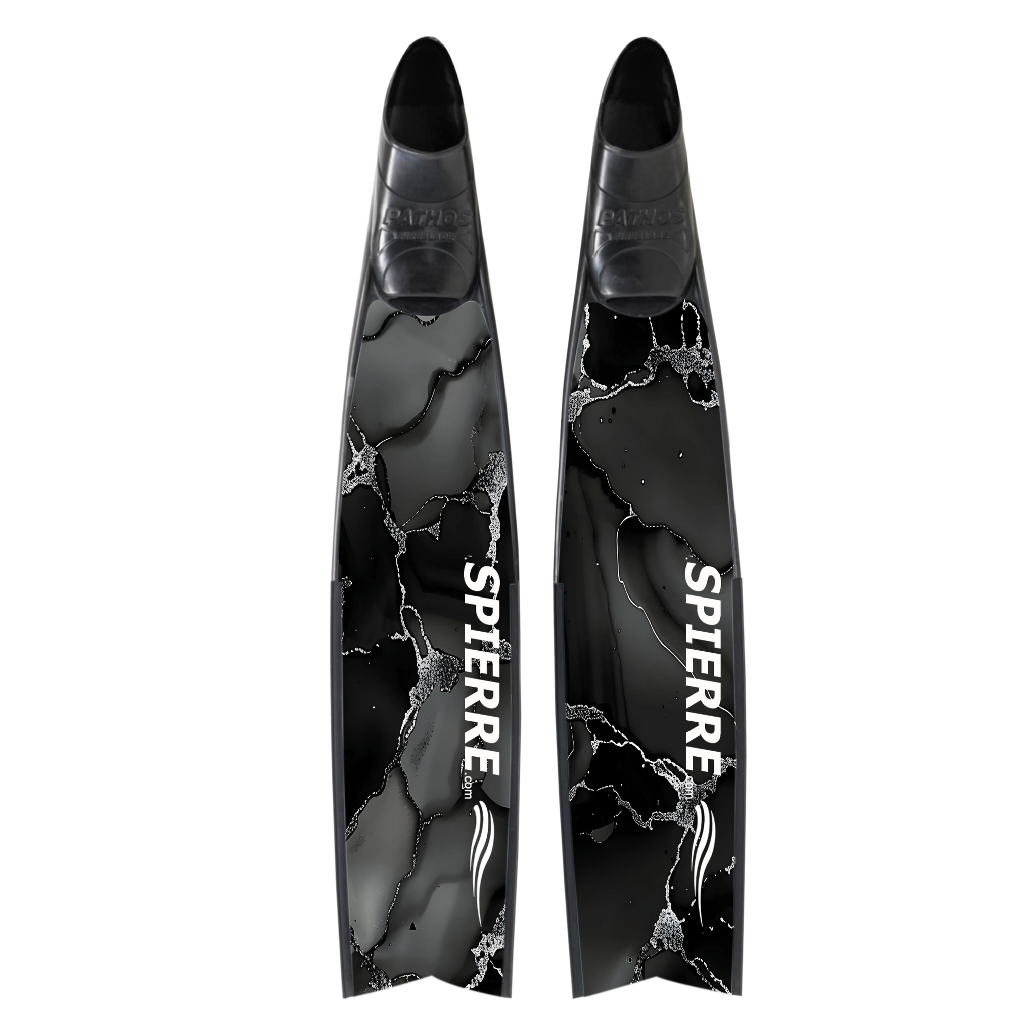 Carbon Art Black Ink Fin Blades - Apnea Range (Set/Pair)